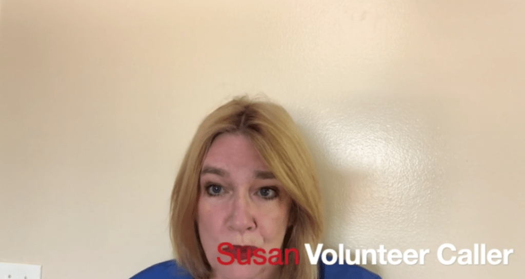 Susan the volunteer